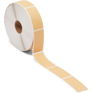 Kraft Stickers Roll, Rectangle Envelope Seals (1 x 2 in, 1000 Pieces)