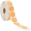 Round Kraft Labels, Circle Stickers Rolls (1 in, 1500 Pieces)