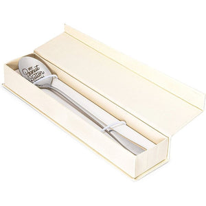Stainless Steel Engraved Spoon with Gift Box, My Peanut Butter Spoon (7.8 In)