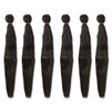 Pre-stretched Braiding Hair, Black Synthetic Hair Extensions (24 In, 6 Pack)