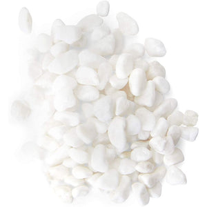 White Rocks for Planters, Fish Tanks, and Terrariums (2 Lbs)