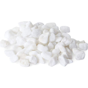 White Rocks for Planters, Fish Tanks, and Terrariums (2 Lbs)