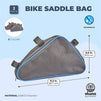 Bike Saddle Bags, Waterproof Bicycle Bags (11.3 x 6.5 in, 2 Pack)