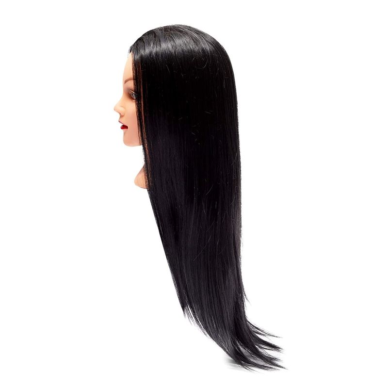 Cosmetology Mannequin Head with Black Synthetic Hair (26-28 In) – Okuna  Outpost