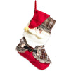 Christmas Stockings, Snowman and Santa Claus (12 x 17 in, 2 Pack)