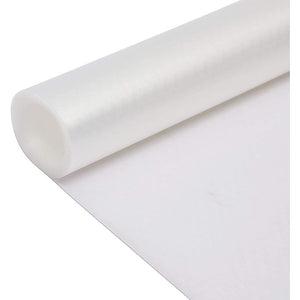 Okuna Outpost White Shelf Drawer Liners for Kitchen (17.7 x 59 in, 2 Pack)