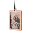 Rearview Mirror Car Picture Frame, Rose Gold Gift Set for Photo (2 x 3 in, 2 Pack)
