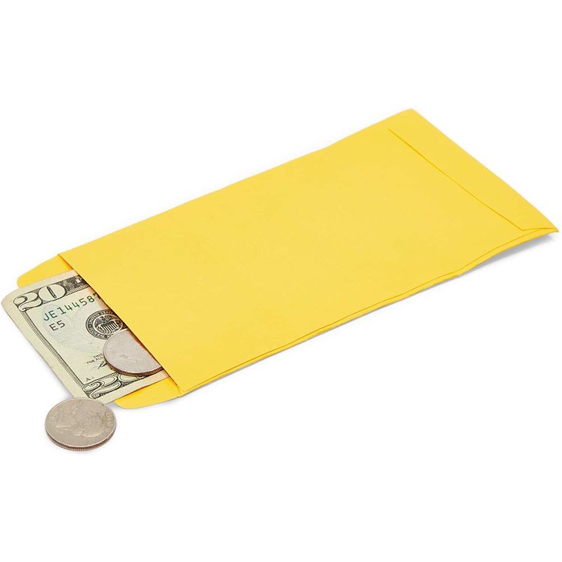 Budgeting Envelopes for Cash, Coins, Money (3.5 x 6.5 Inches, 100 Pack)