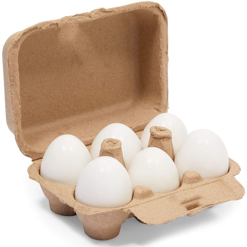 Half Dozen Egg Cartons with 25 Labels (Brown, 20 Pack) – Okuna Outpost