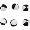 Okuna Outpost Juggling Balls for Beginners, Professionals, Kids Toys (Black, White, 2.36 in, 6 Pack)