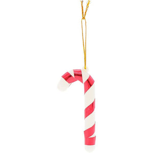 Candy Cane Christmas Tree Ornament, 3 Striped Colors (2.6 in, 120 Pack)