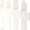 Mini White Picket Fences for Christmas Tree, Garden Fence (11.8 x 6.3 in, 4 Pack)