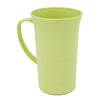 Unbreakable Wheat Straw Mugs with Handle, Set of 6 Reusable Plastic Coffee Cups (3 Colors, 15 oz)