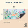 XL Cactus Keyboard and Mouse Pad for Office Desk Protector and Gaming Accessories, 31 x 15 x 0.1 in