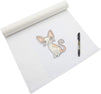 Tracing Paper for Sewing Patterns, White Translucent Vellum Roll for Drawing and Crafts (17 In x 50 Yards)