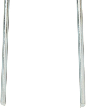 8 Pack Galvanized Metal Lawn Stakes, Landscape Staples for Gardening, 11.8"