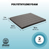 2-Pack Customizable Polyethylene Foam for Packing and Crafts (18x16x1 in)