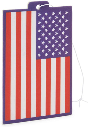 Okuna Outpost American Flag Air Fresheners, New Car Scent (6 Pack)
