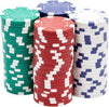 Professional Poker Chip Set for Casino Card Games (4 Colors, 100 Pieces)