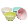 Large Wheat Straw Bowls for Cereal, 4-Piece Unbreakable Dinnerware Set in 4 Colors (38 oz)
