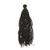 Twist Crochet Braiding Hair, Black Synthetic Extensions (18 Inches, 6 Pack)