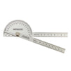 10 cm Swing Arm Protractor Angle Finder for Construction, Stainless Steel Woodworking Ruler with 0-180 Degrees (7.9 x 3.9 x 1.5 In)