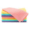 Extra Long Nylon Exfoliating Body Scrub Towel (11.5 x 34.5 In, Assorted Colors, 10 Pack)