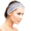 Single Use Spa Headbands for Women, Disposable Wraps (White, 120 Pack)