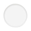 White Ceramic Dinner Plates Set of 4 Serving Dinnerware Dishes (8 Inches)