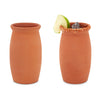12 Pack Clay Drinking Cups, Cantaritos de Barro Mexicanos for Margaritas, Tequila, Mexican Fiesta (12 oz)