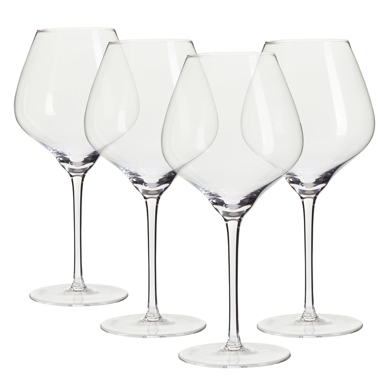 29oz Full Bottle Extra Large Wine Glasses Set of 4, Jumbo Wine Glass for Red Wine, Chardonnay (4 x 10 In)